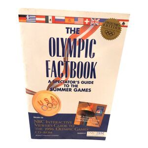 Vintange 1996 Olympic Factbook A Spectators Guide To The Summer Games W/ CD New